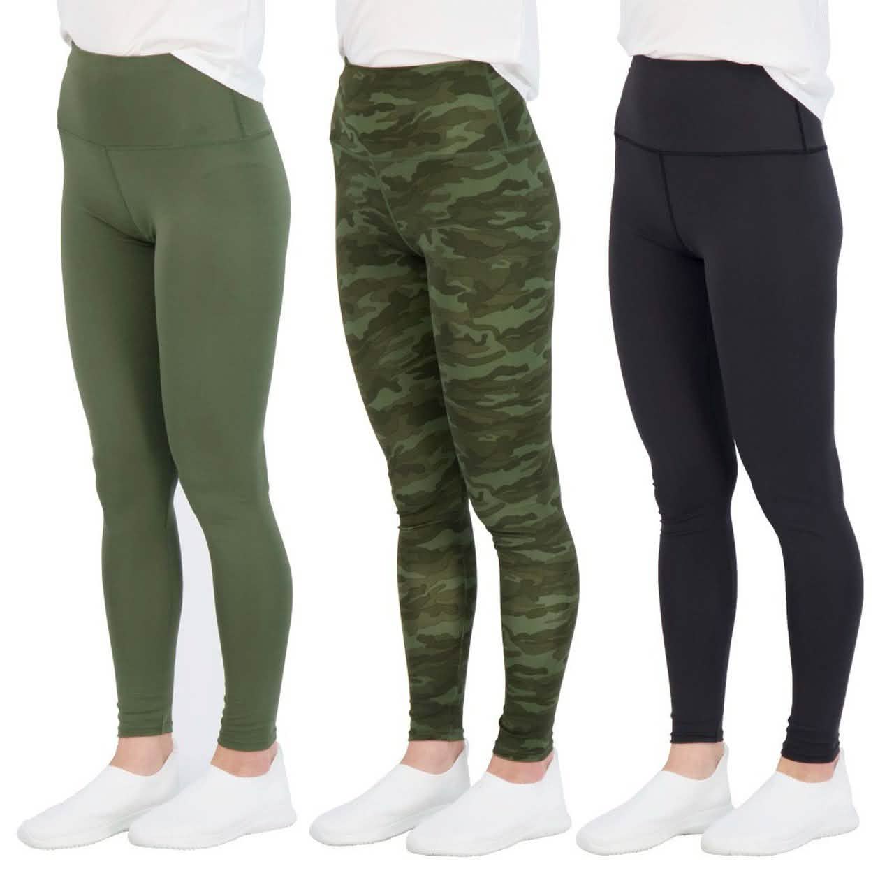 3-Pack: Women's Active Athletic Performance Leggings DailySale