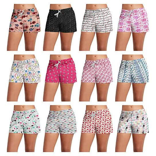 3-Pack: Women's Comfy Lounge Bottom Pajama Shorts with Drawstring DailySale