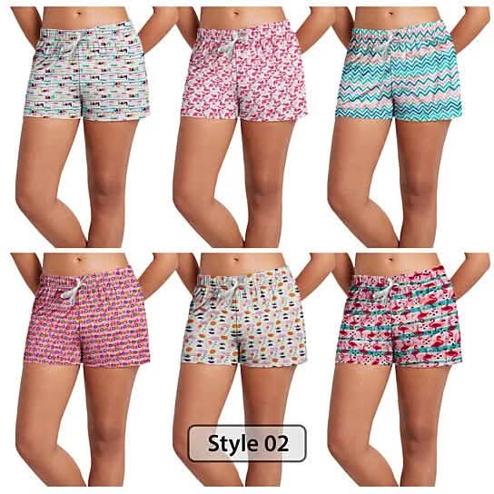 3-Pack: Women's Comfy Lounge Bottom Pajama Shorts with Drawstring DailySale