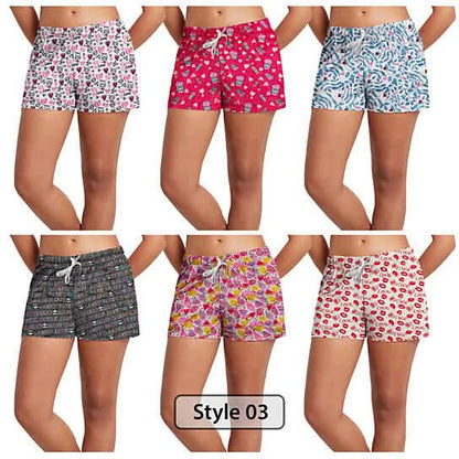3-Pack: Women's Comfy Lounge Bottom Pajama Shorts with Drawstring DailySale