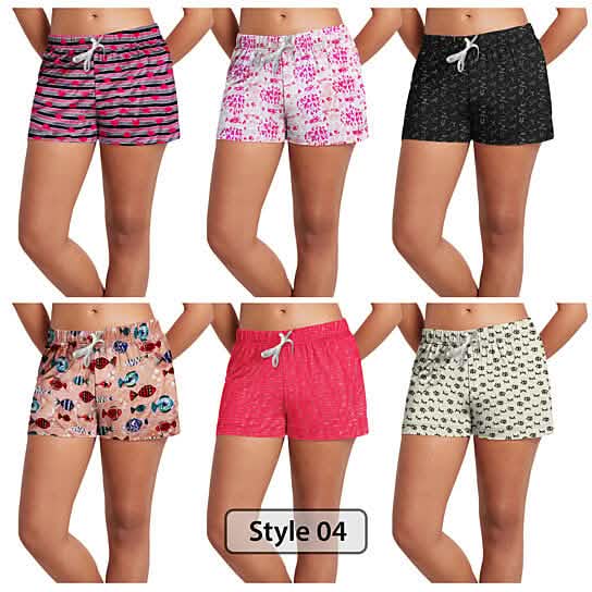 3-Pack: Women's Comfy Lounge Bottom Pajama Shorts with Drawstring DailySale