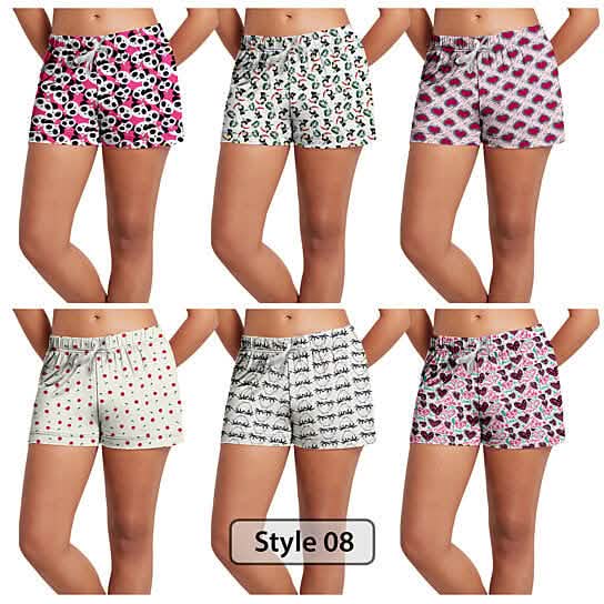3-Pack: Women's Comfy Lounge Bottom Pajama Shorts with Drawstring DailySale