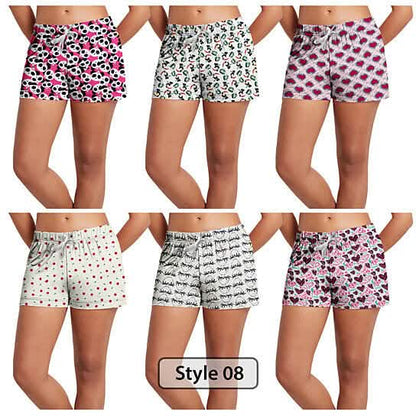 3-Pack: Women's Comfy Lounge Bottom Pajama Shorts with Drawstring DailySale