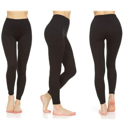 3-Pack: Women's Everyday Super Soft Slimming Brush Leggings DailySale
