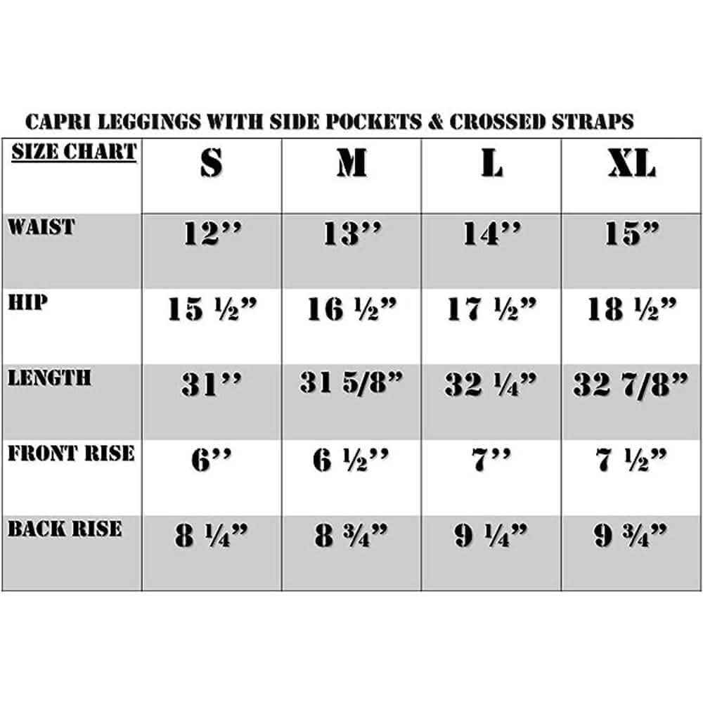 3-Pack: Women's Tummy Control Capri Leggings With Pockets DailySale