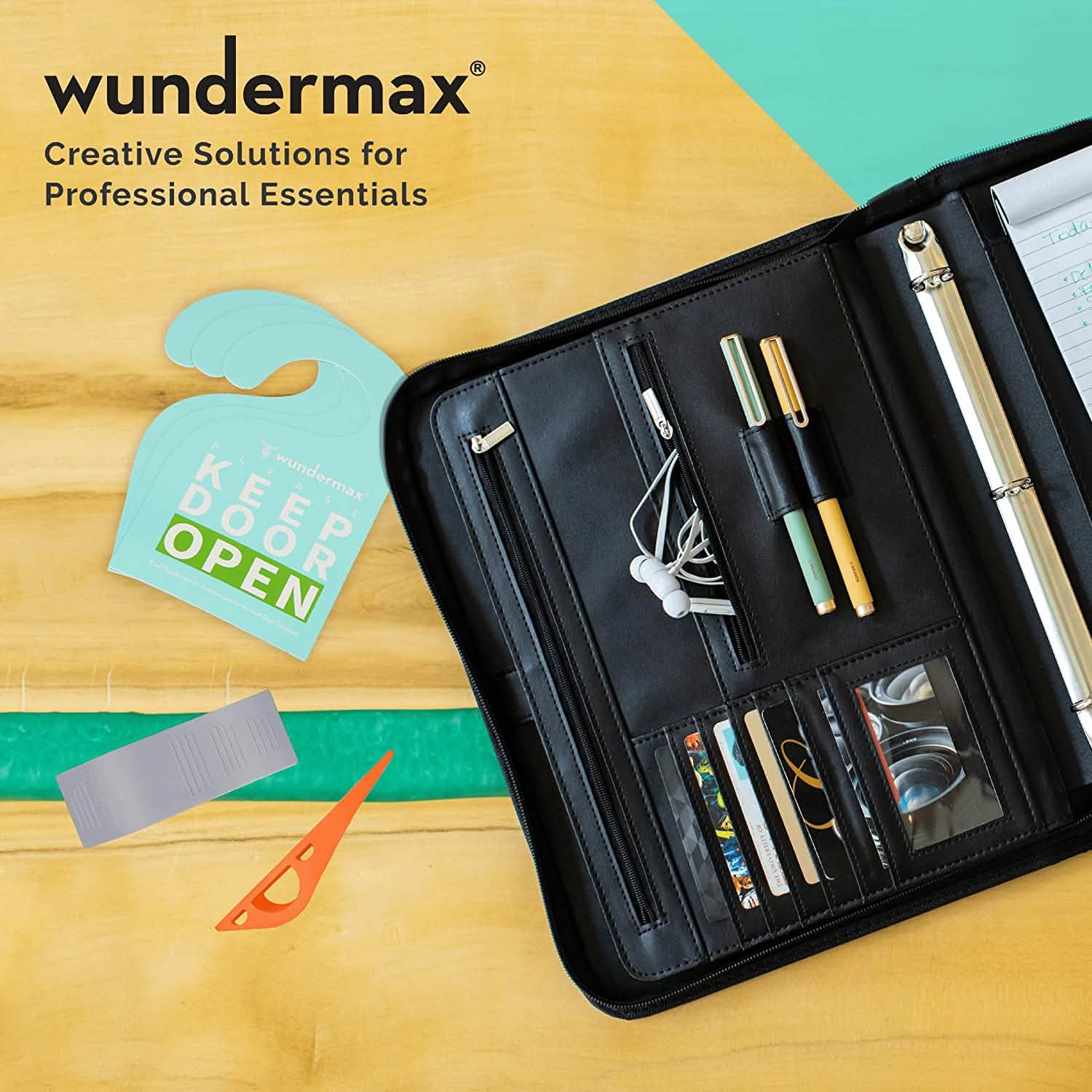 3-Pack: Wundermax Rubber Security Door Stoppers DailySale