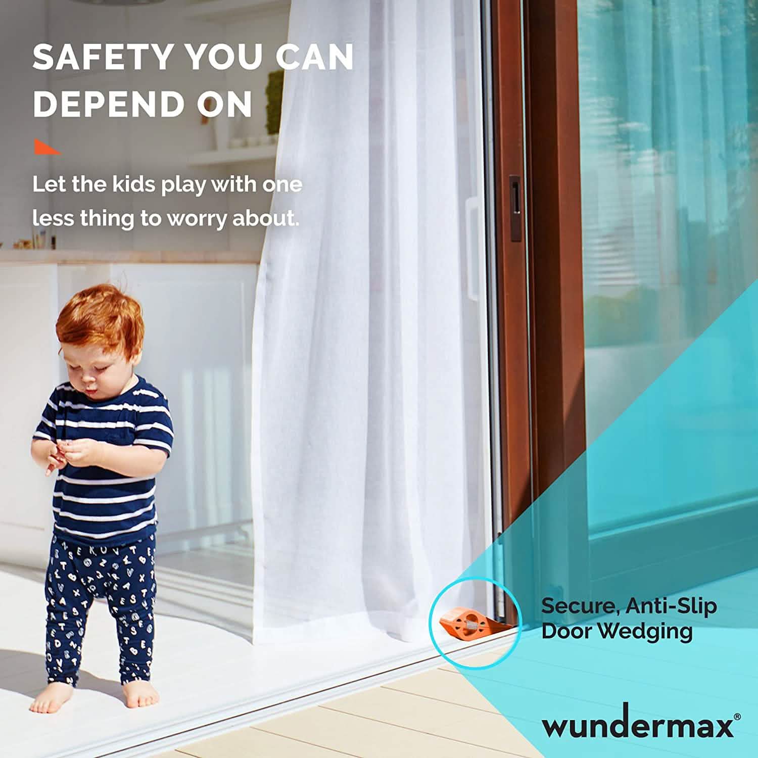 3-Pack: Wundermax Rubber Security Door Stoppers DailySale