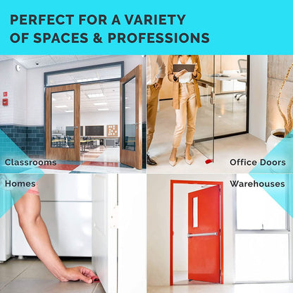 3-Pack: Wundermax Rubber Security Door Stoppers DailySale
