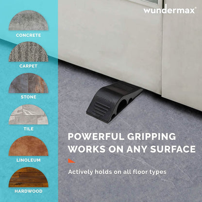 3-Pack: Wundermax Rubber Security Door Stoppers DailySale
