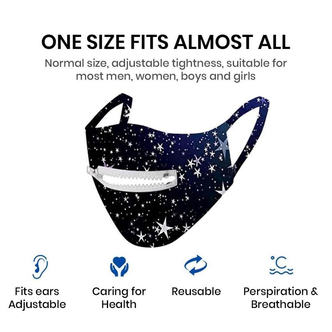 3-Pack: Zipper Reusable Cotton Face Mask for Everyday Use DailySale