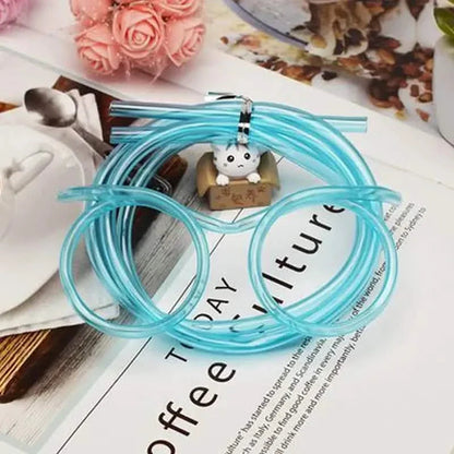 3-Pack: Creative Fun Glasses Straw Crazy Funny Art Straw DailySale