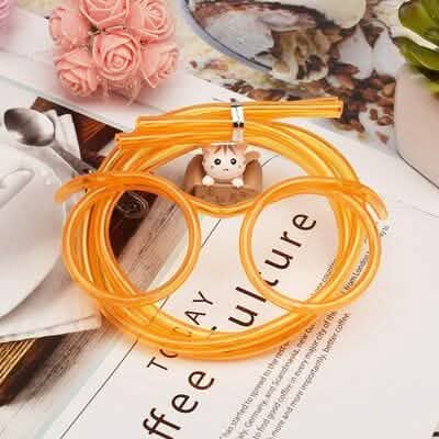 3-Pack: Creative Fun Glasses Straw Crazy Funny Art Straw DailySale