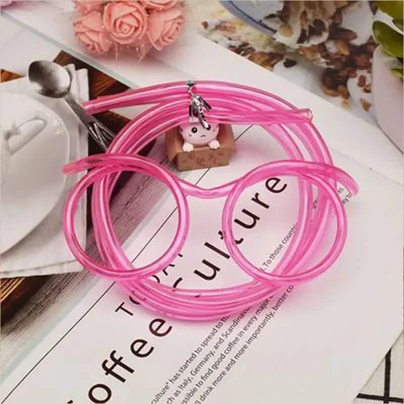 3-Pack: Creative Fun Glasses Straw Crazy Funny Art Straw DailySale