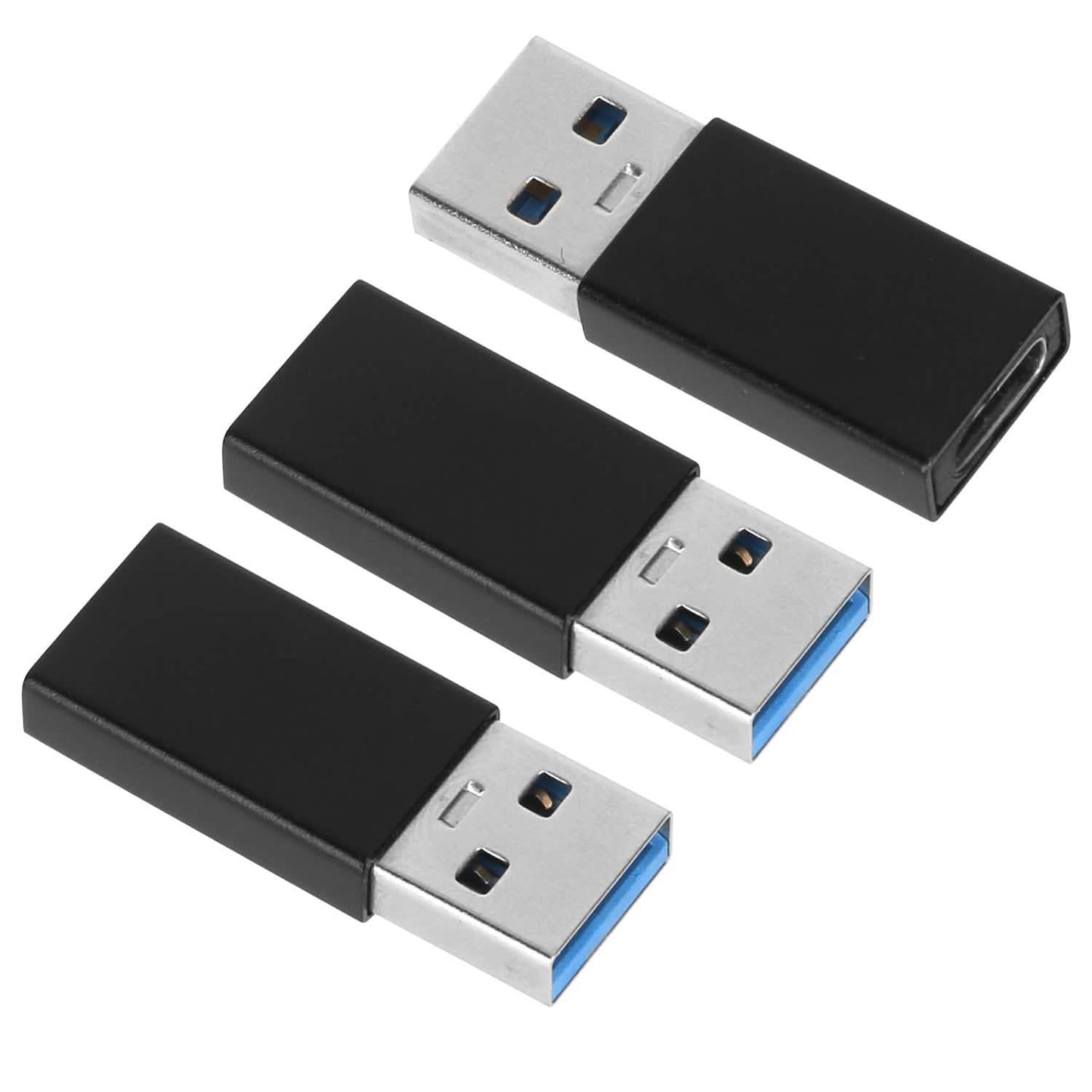 3-Packs: USB Type-C Male to USB A 3.0 OTG Male Port Converter DailySale