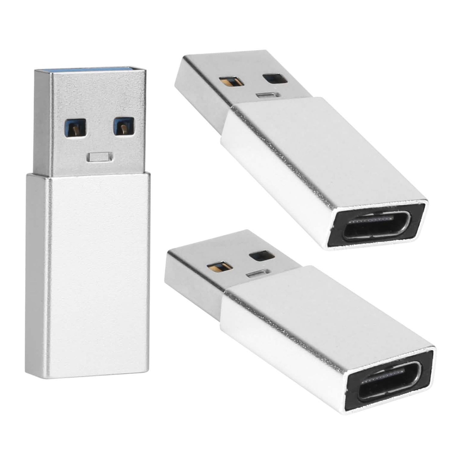 3-Packs: USB Type-C Male to USB A 3.0 OTG Male Port Converter DailySale