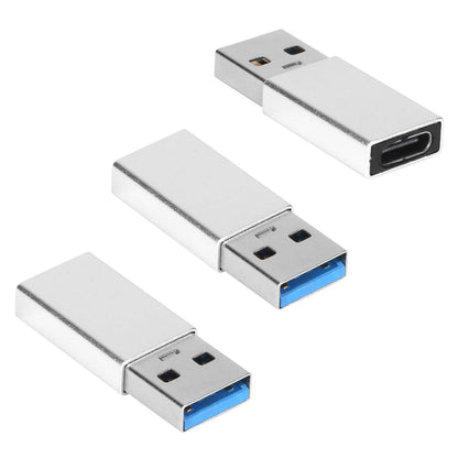 3-Packs: USB Type-C Male to USB A 3.0 OTG Male Port Converter DailySale