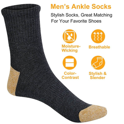 3-Pair: Men's Ankle Socks Compression Fit DailySale