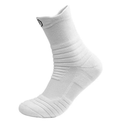 3-Pair: Men's Thick Towel Bottom Breathable Sweat-absorbent Outdoor Sports Running Socks Elite Basketball Sports Socks DailySale