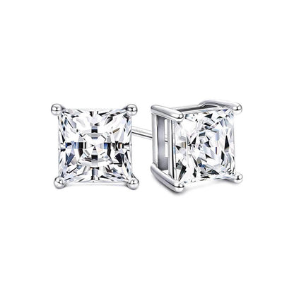 3-Pair Set: 4.00 Cttw Sterling Silver Swarovski Elements Crystal Studs DailySale
