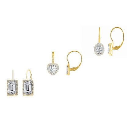 3-Pair Set: Women's Leverback Earrings DailySale