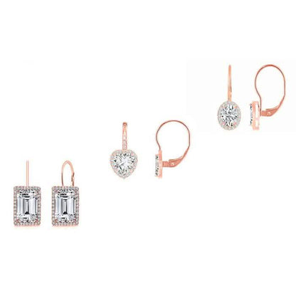 3-Pair Set: Women's Leverback Earrings DailySale
