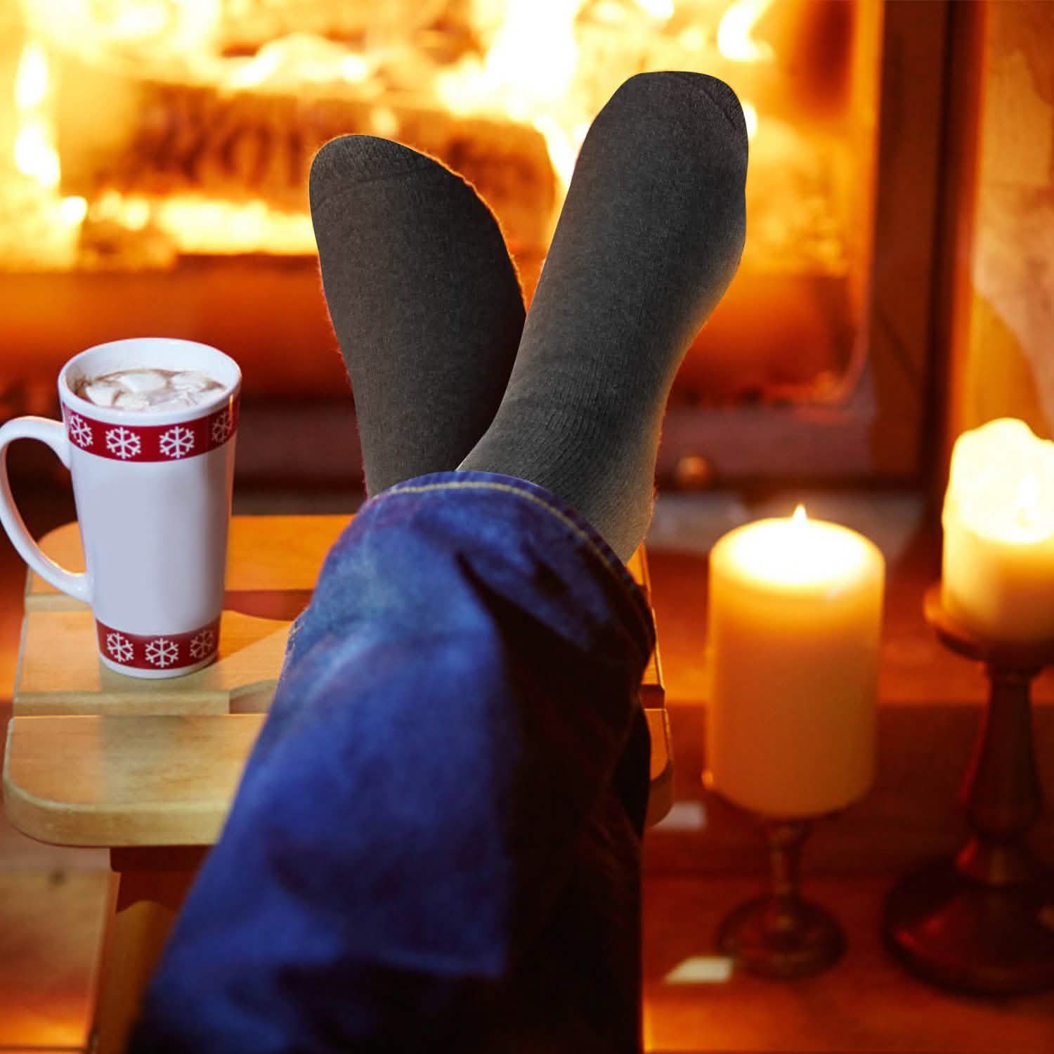 3-Pairs: Men Warm Wool Socks DailySale