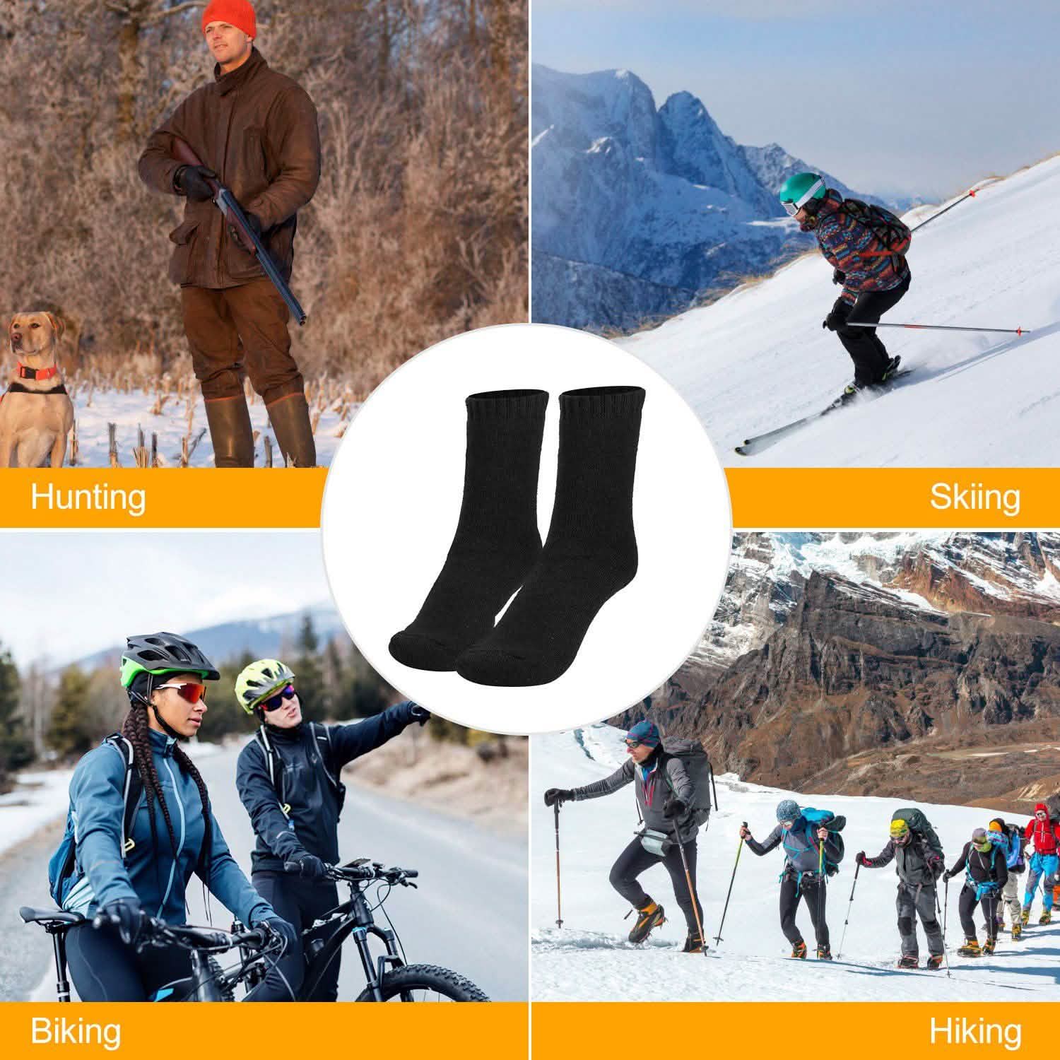 3-Pairs: Men Warm Wool Socks DailySale