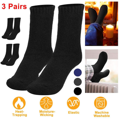 3-Pairs: Men Warm Wool Socks DailySale