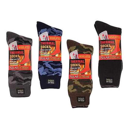 3-Pairs: Men's Insulated Thermal Soft Winter Warm Crew Socks DailySale