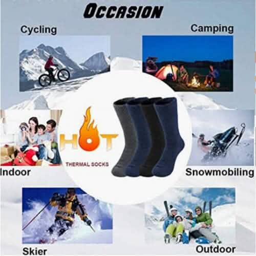 3-Pairs: Men's Thermal Socks for Cold Weather Insulated Socks DailySale