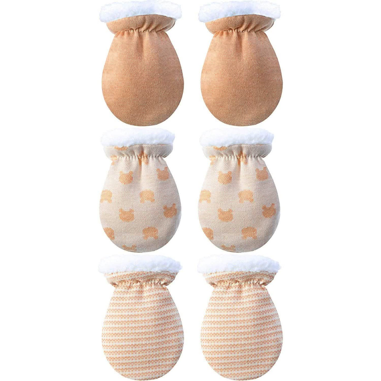 3-Pairs: Newborn Mitten Gloves DailySale