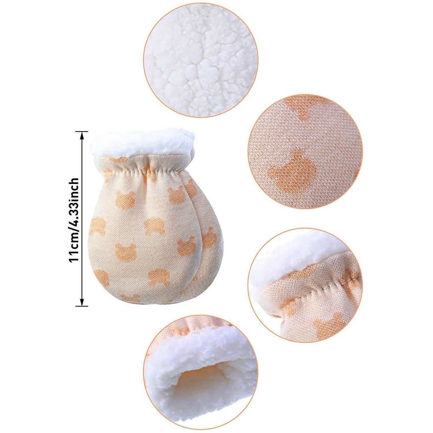 3-Pairs: Newborn Mitten Gloves DailySale