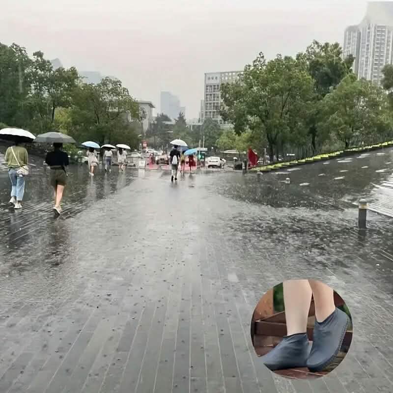 3-Pairs: Outdoor Latex Rain Boots Waterproof Shoe Cover DailySale