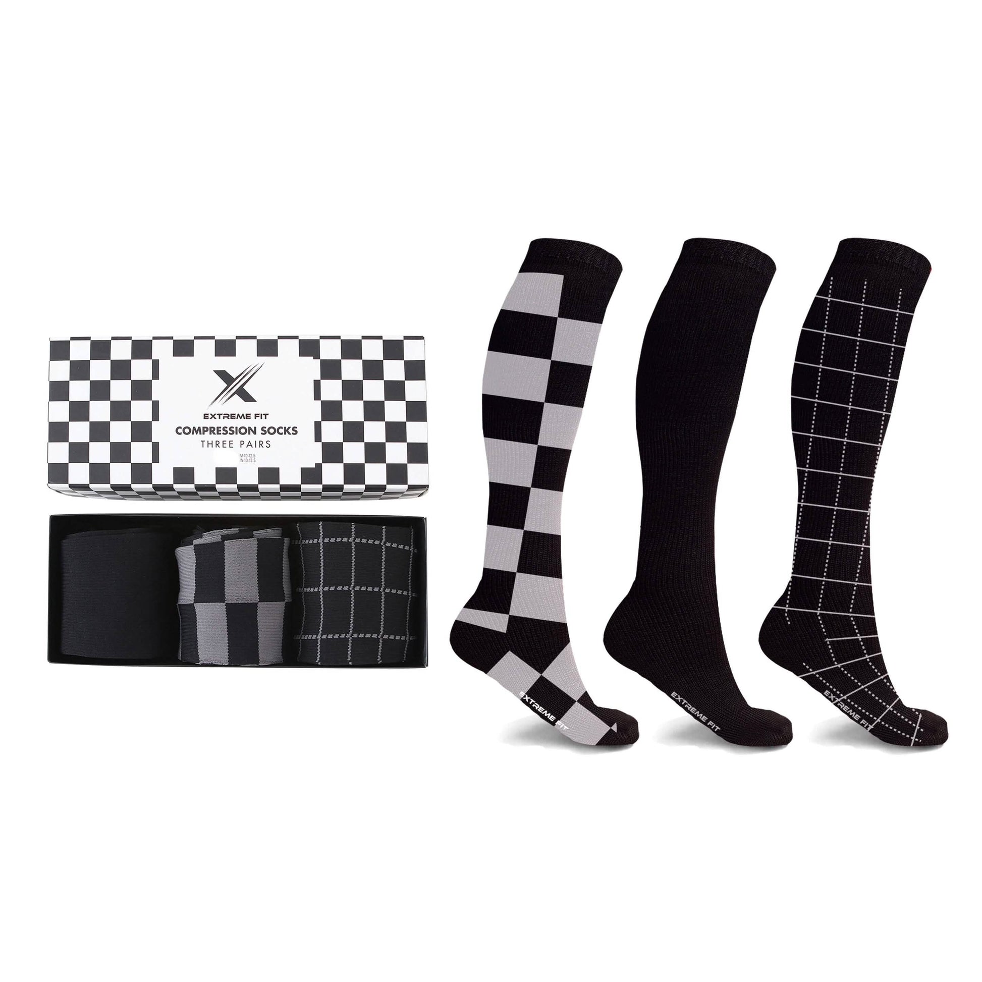 3-Pairs: Perfect Gift Compression Socks DailySale