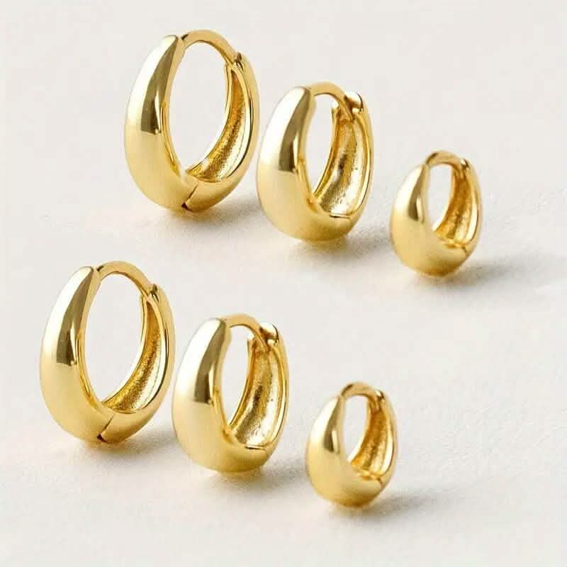 3-Pairs: Stylish and Simple Copper Earrings DailySale