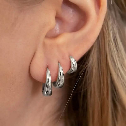 3-Pairs: Stylish and Simple Copper Earrings DailySale