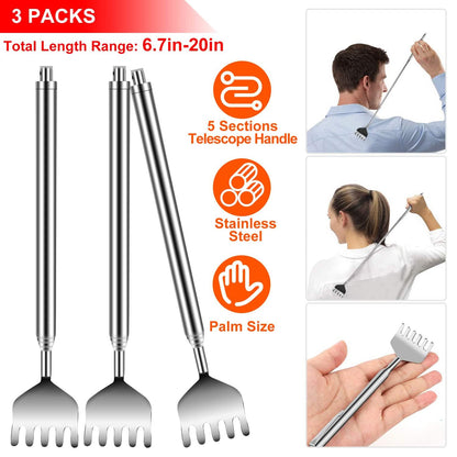 3-Piece: 20" Telescopic Back Scratcher DailySale