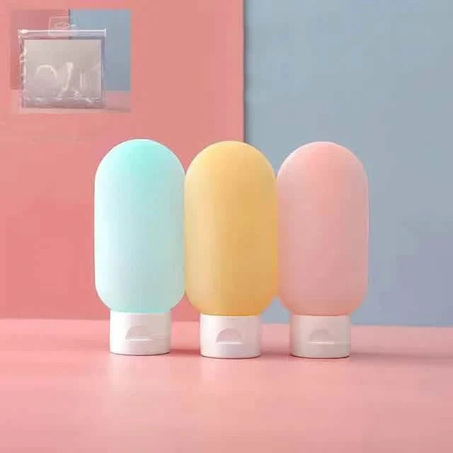 3-Piece: 60ml Leakproof Travel Bottle Set DailySale