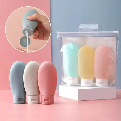 3-Piece: 60ml Leakproof Travel Bottle Set DailySale