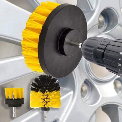 3-Piece: All Purpose Power Scrubber Drill Cleaning Brush Kit DailySale