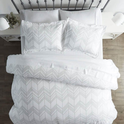3-Piece: Alps Chevron Patterned Duvet Cover Set DailySale