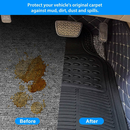 3-Piece: Automotive Floor Mats Set DailySale