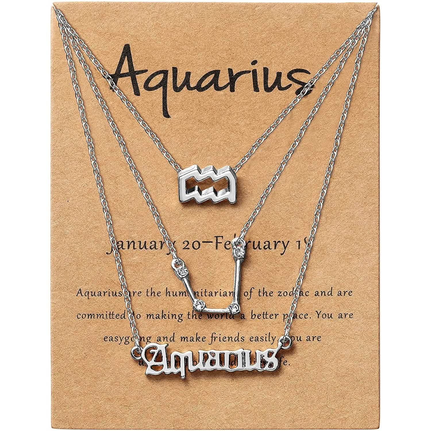 3-Piece: Constellation Zodiac Layer Necklaces DailySale