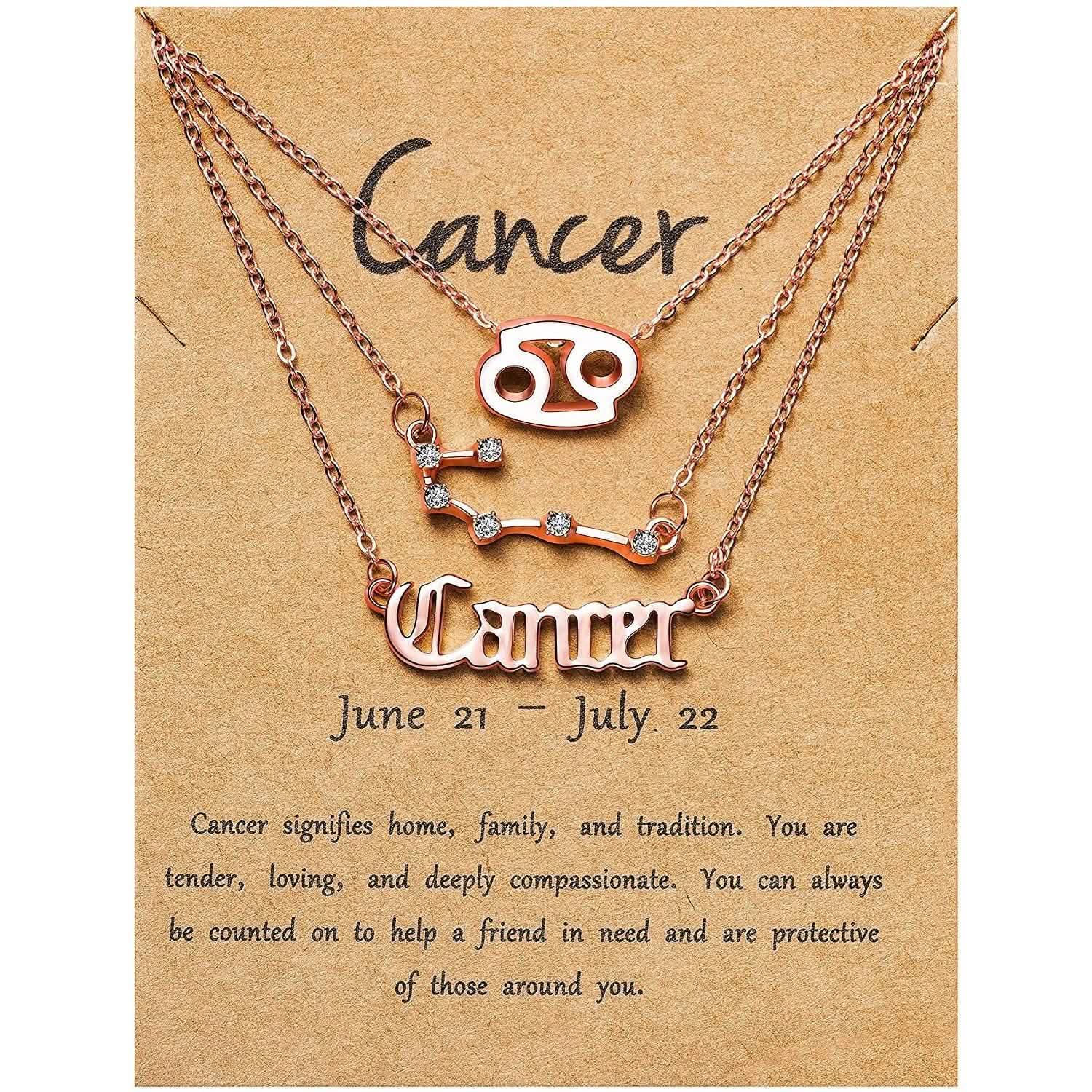 3-Piece: Constellation Zodiac Layer Necklaces DailySale