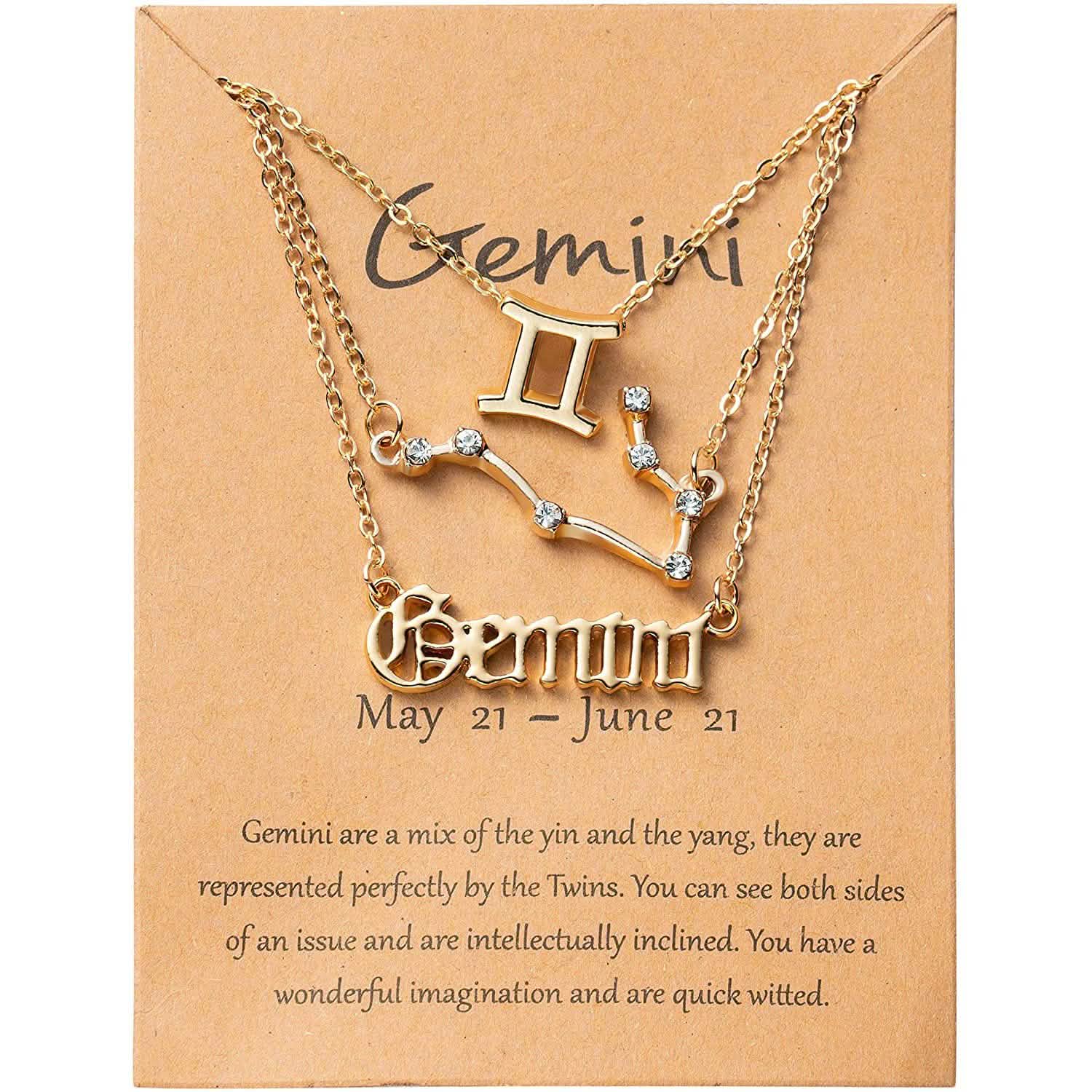 3-Piece: Constellation Zodiac Layer Necklaces DailySale
