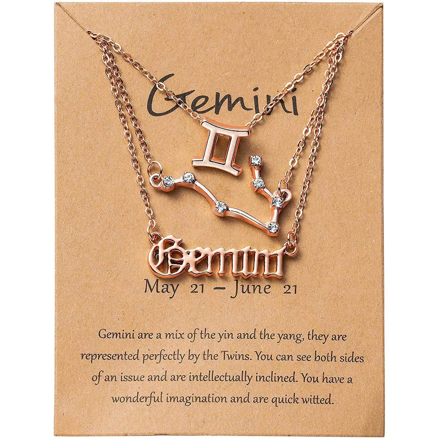 3-Piece: Constellation Zodiac Layer Necklaces DailySale