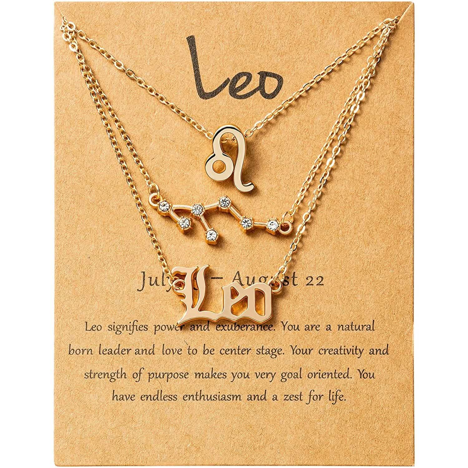 3-Piece: Constellation Zodiac Layer Necklaces DailySale