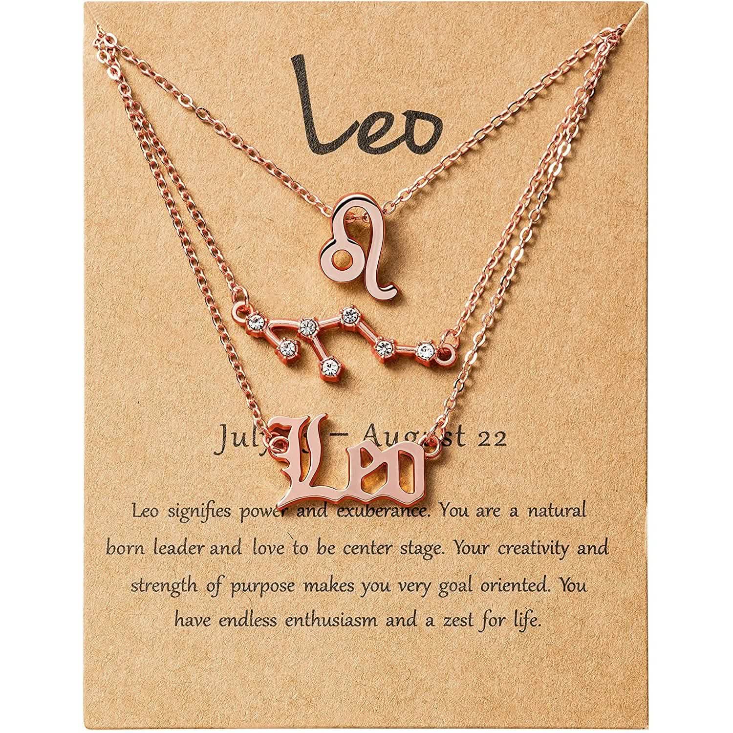 3-Piece: Constellation Zodiac Layer Necklaces DailySale