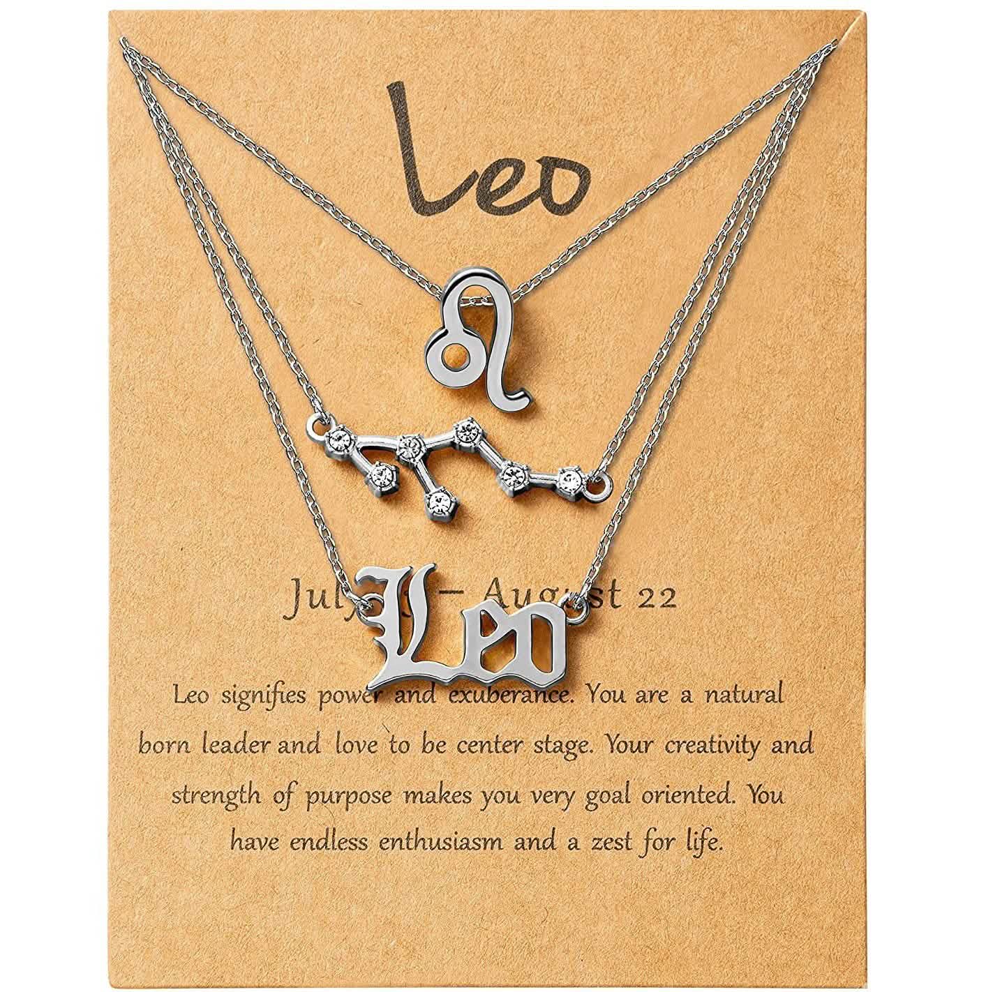 3-Piece: Constellation Zodiac Layer Necklaces DailySale