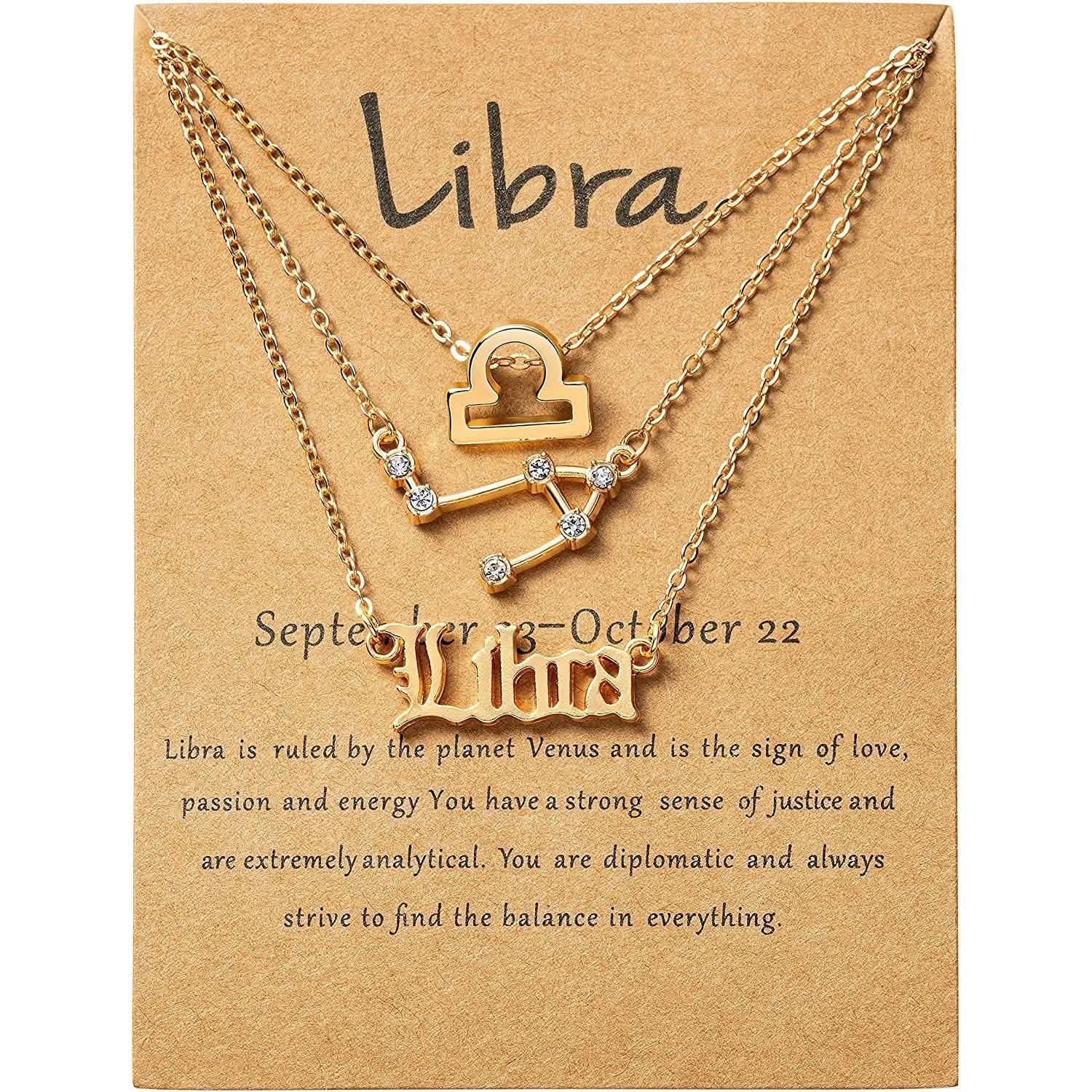 3-Piece: Constellation Zodiac Layer Necklaces DailySale